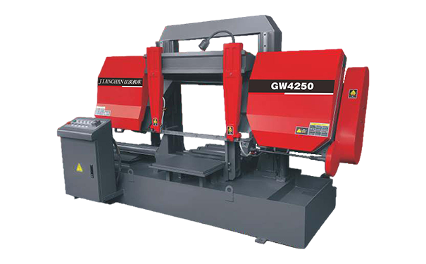 毛嘴镇GW4250双柱龙门卧式带锯床