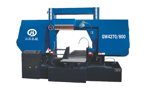 毛嘴镇GW4270/800双柱龙门卧式带锯床